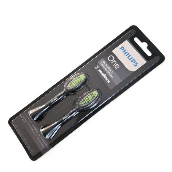PHILIPS One Sonicare Replacement Brush Heads Navy Blue Pack of 3 (6 Total) NEW - Picture 6 of 6